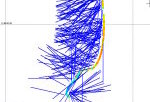 PastTrack with wind vectors - "Hedgehog View"