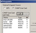 Interface with C-Map user card
