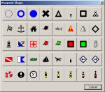Waypoint symbol selection form